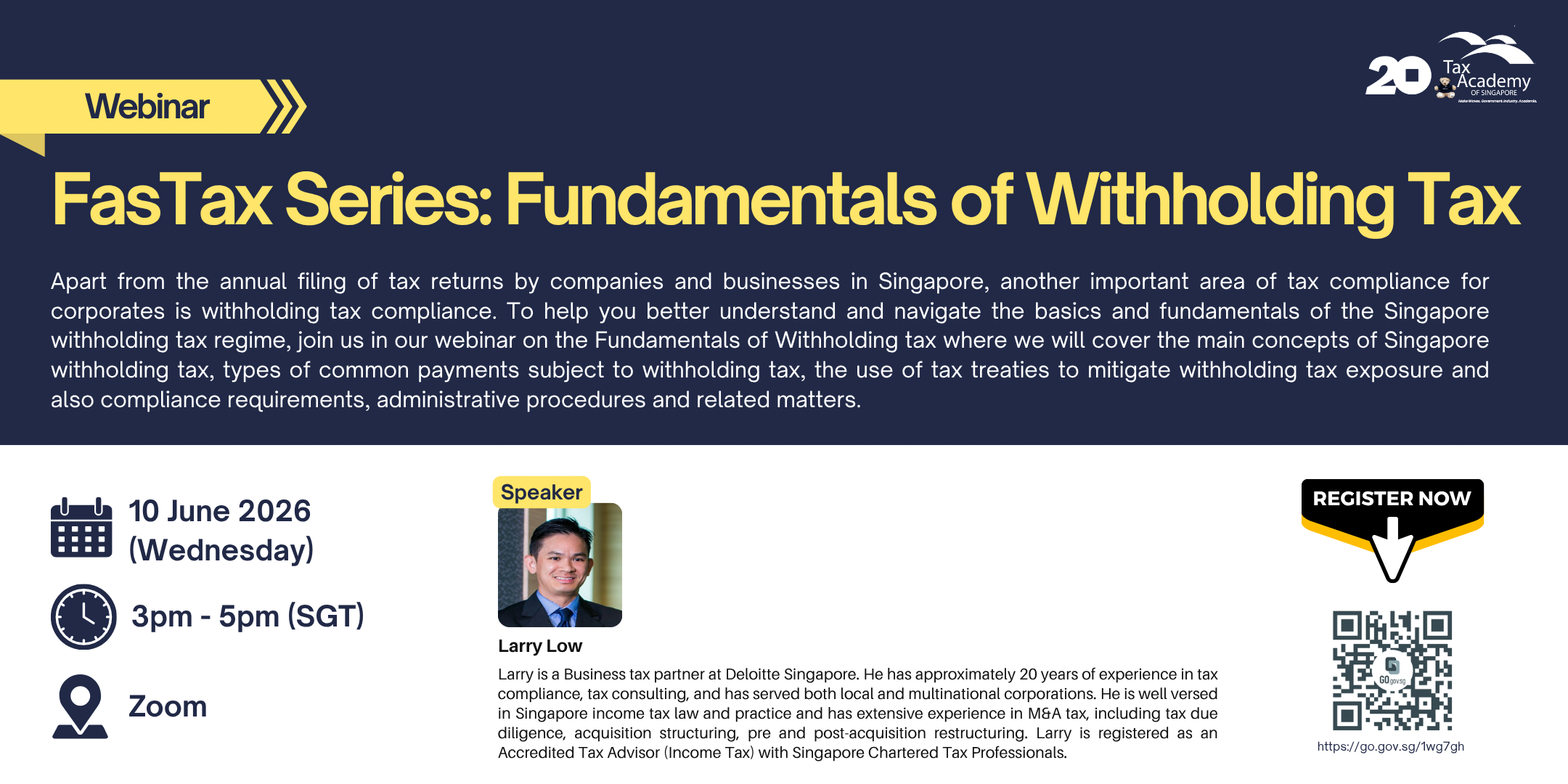 10 June FasTax Series: Fundamentals of Withholding Tax